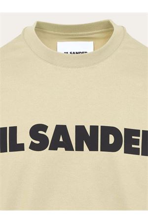 Beige cotton T-shirt JIL SANDER | J22GC0221J20348273